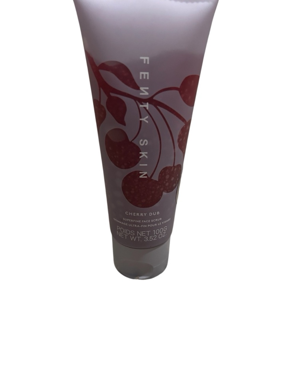 Fenty Beauty Cherry Dub Face Scrub - Pink and Red Tube